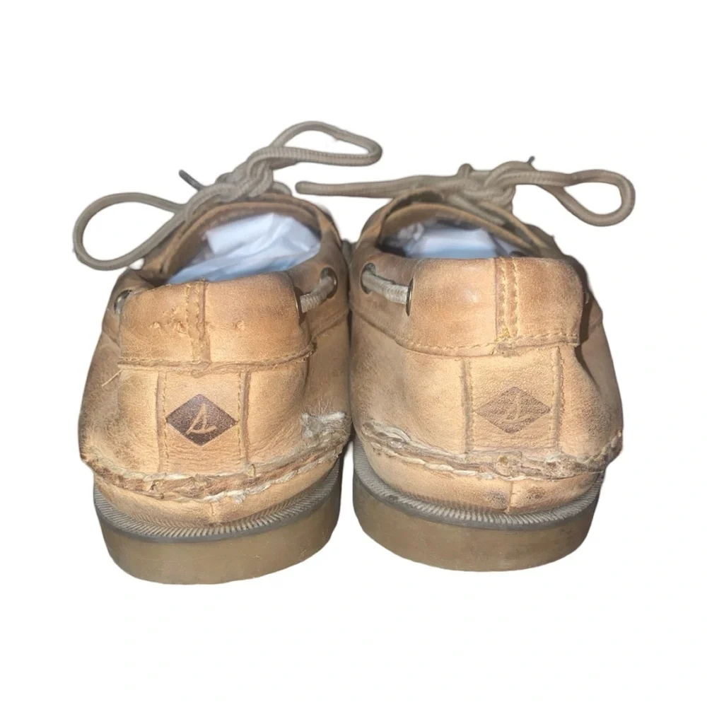Sperry Top Sider Leather Boat Shoe Size 10.5M